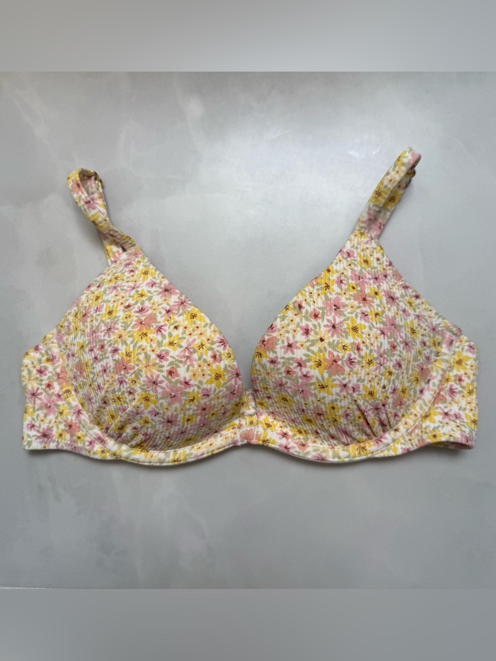 H&M push up bikini top - Pink & Yellow